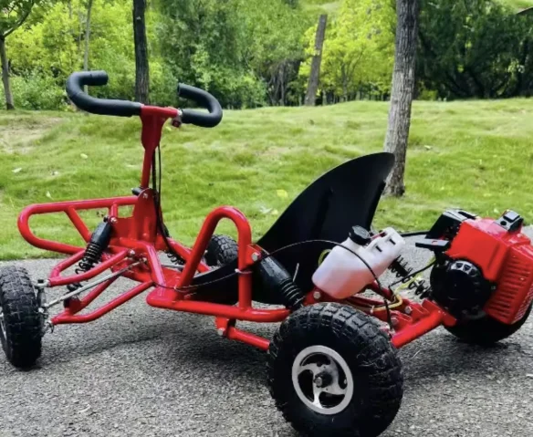 Outdoor Adventure Utv - 新型80ccガソリンペダルゴーカート全地形対応UTVビーチドリフティングバイク、2ストロークエンジン搭載、最高速度35km/h、アウトドアアドベンチャー向け