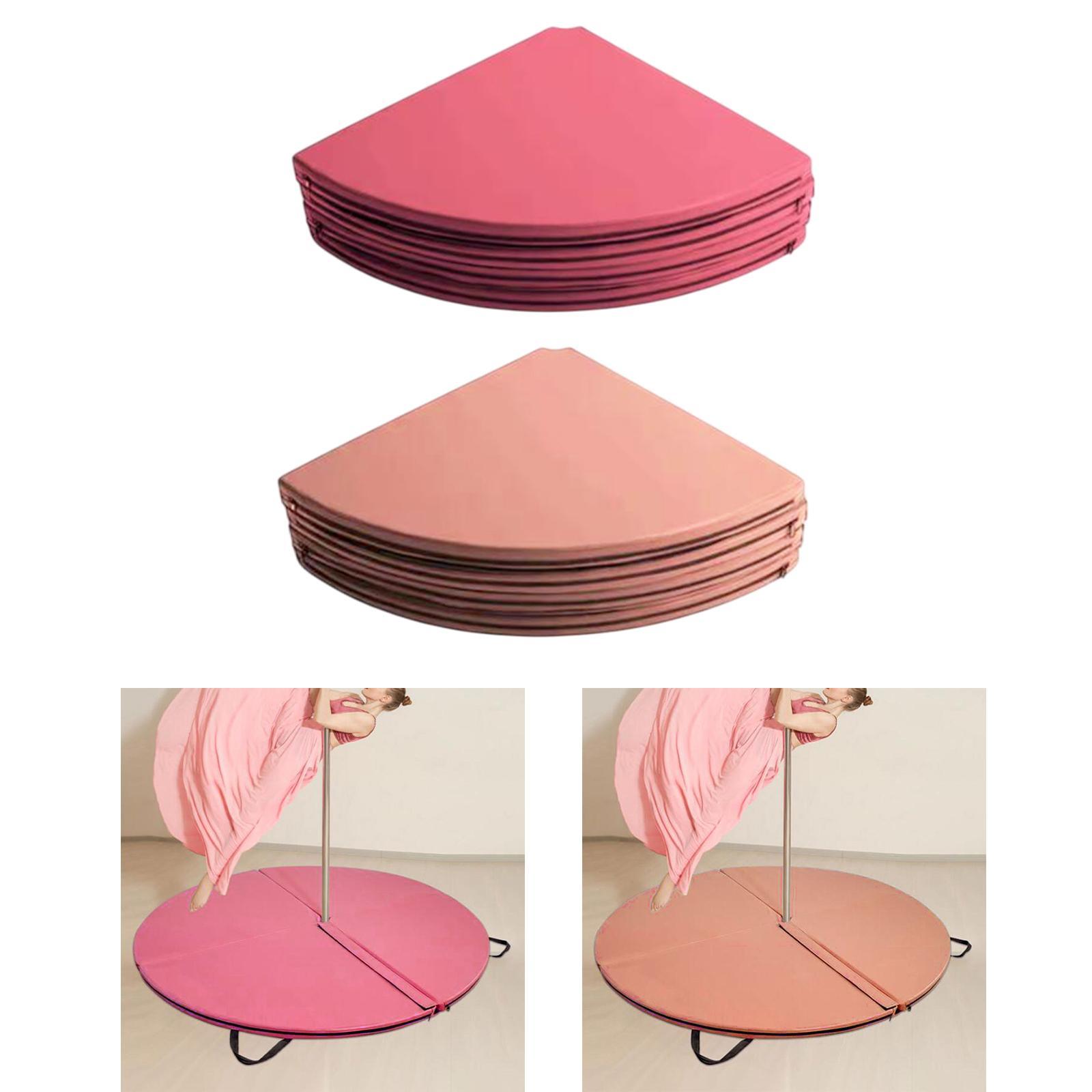 Crash Pad Folding - ポールダンス クラッシュマット ハンドル付き 折りたたみ式パッド入り ポータブル 保護用