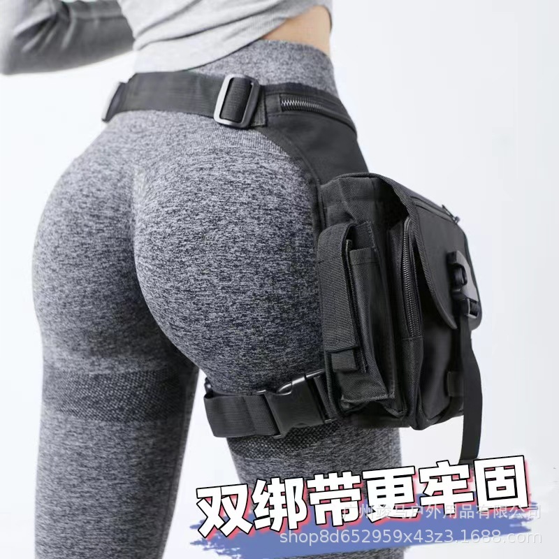 Outdoor Adventure Gear - 多機能戦術レッグバッグアウトドアサイクリングルアーフィッシングウエストバッグセキュリティレスキューアドベンチャーギア用マルチポケットポーチ