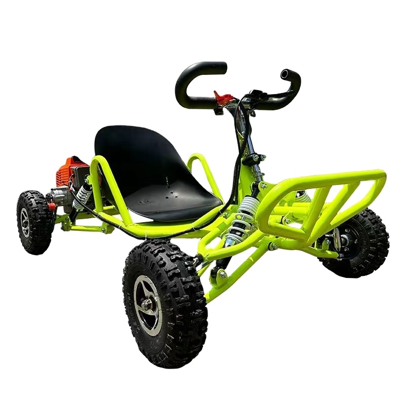 Outdoor Adventure Utv - 新型80ccガソリンペダルゴーカート全地形対応UTVビーチドリフトバイク、2ストロークエンジン搭載、最高速度35km/h、アウトドアアドベンチャー向け