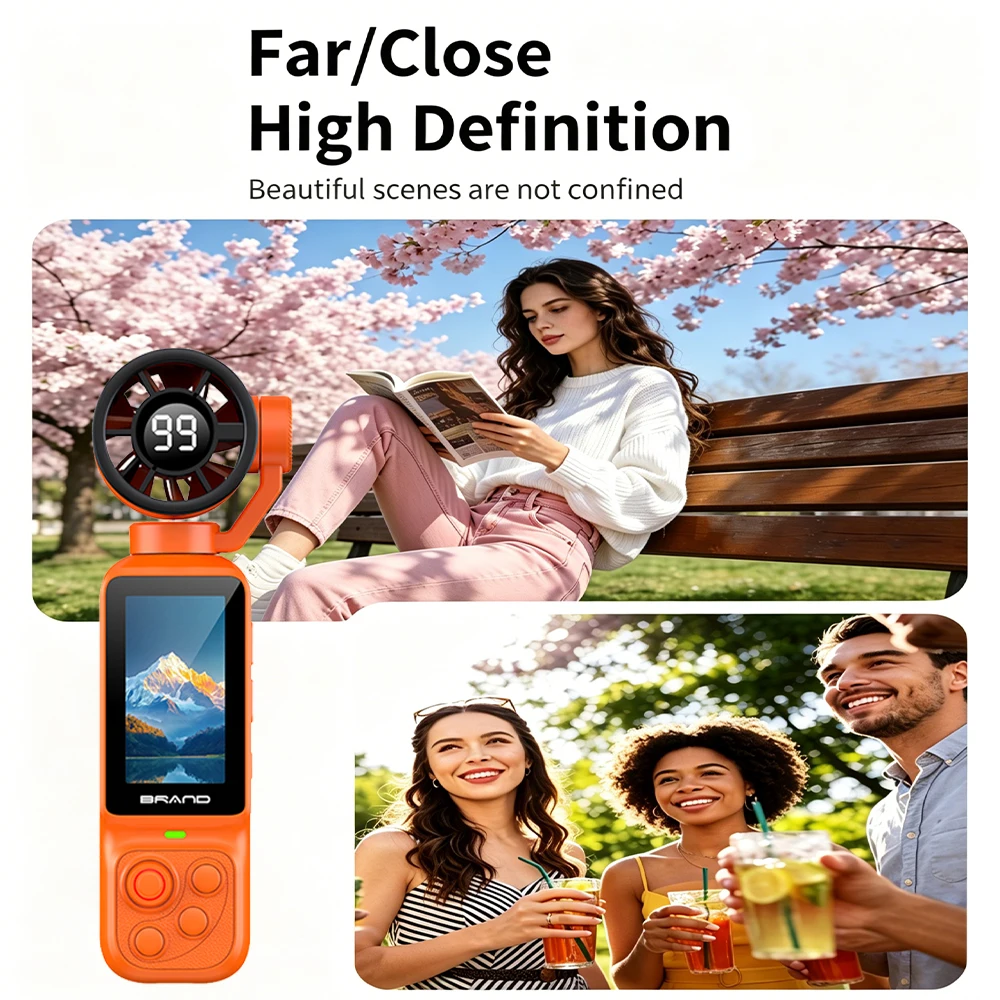 ポケットファンアクションカメラ、フォーカス調整、手ブレ補正機 - Outdoor Adventure Series のレビューと価格