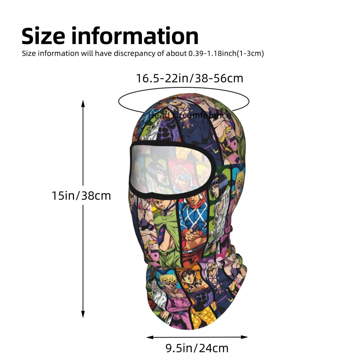 ジョジョの奇妙な冒険ロゴ日本アニメ漫画通気性バラクラバフルフ - Outdoor Adventure Logo のレビューと価格