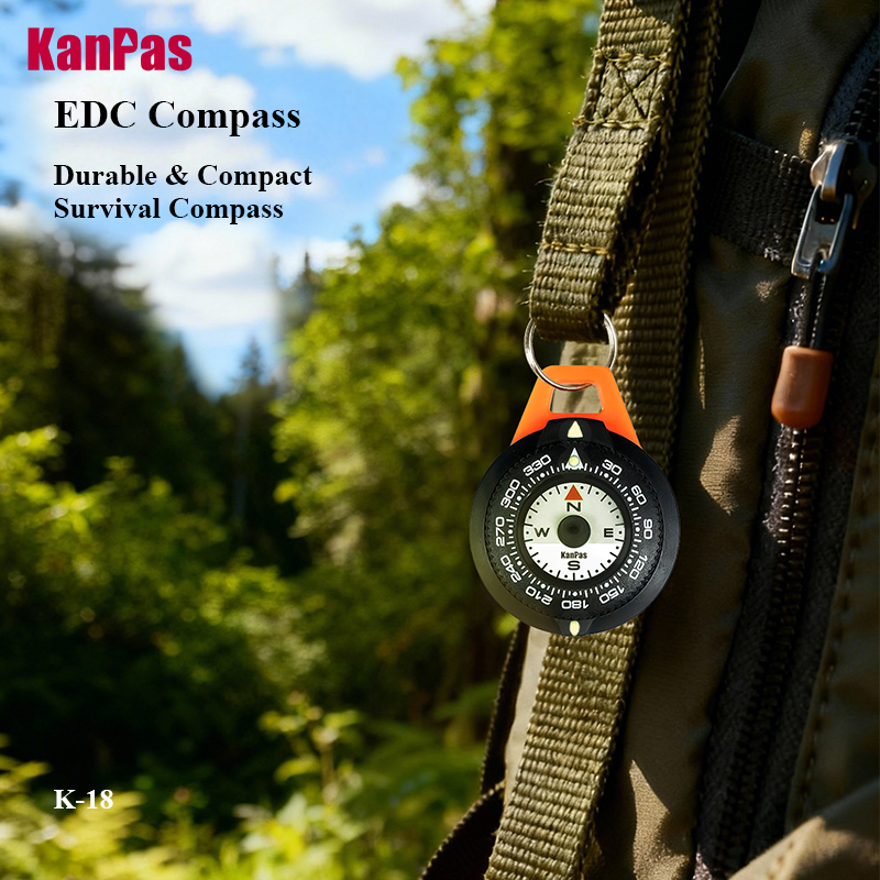 KANPAS EDCミニコンパス、冒険用マップリーディング用 - Outdoor Adventure Gear のレビューと価格