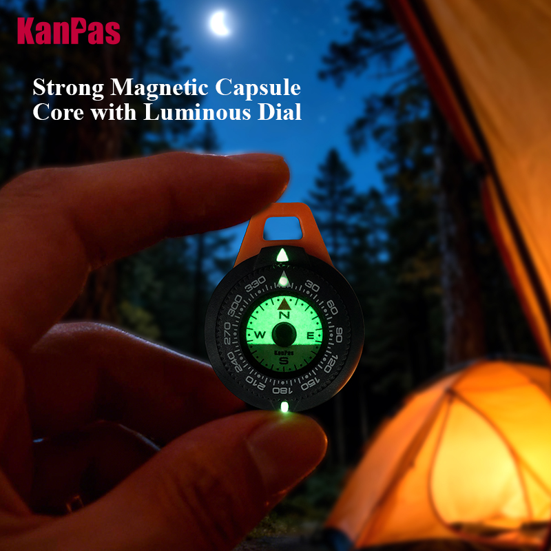 KANPAS EDCミニコンパス、冒険用マップリーディング用 - Outdoor Adventure Gear のレビューと価格